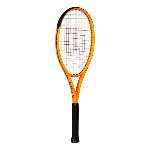 Wilson Burn 100 V5 Bright Neon Orange Tour Racket 4 Wilson Burn 100 V5 Bright Neon Orange Tour Racket - Image 4