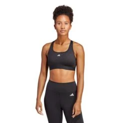 ADIDAS Training PowerReact Training Medium-Support Bra Sports Bras Women 9 ADIDAS Training PowerReact Training Medium-Support Bra Sports Bras Women -Tennis Cheap Shop 17854000 16