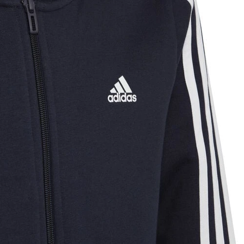 ADIDAS 3-Stripes Fleece Full-Zip Hoodie Boys 5 ADIDAS 3-Stripes Fleece Full-Zip Hoodie Boys - Image 5