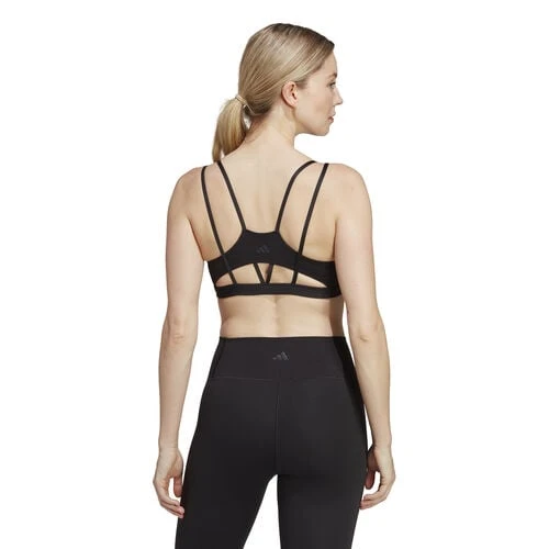 ADIDAS YO Long Studio Low-Support Sports Bras Women 4 ADIDAS YO Long Studio Low-Support Sports Bras Women - Image 4
