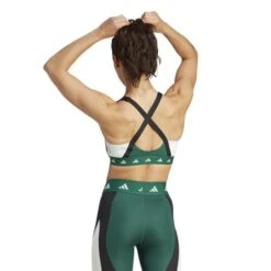 ADIDAS PWI Medium-Sport Tech-Fit Color Block Sports Bras Women -Tennis Cheap Shop 18520000 14